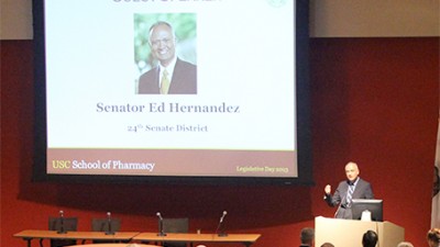 Image of Presentation During Pharmacy Legislative Day
