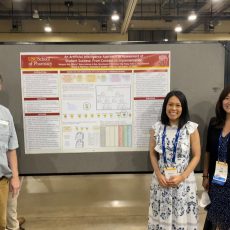 Ian Haworth (left), Maryann Wu (center) and Ying Wang (right) at the 2022 Annual Meeting in Grapevine, Texas. (Photo courtesy of Maryann Wu)