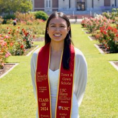 Amanda Tse is graduating with a 4.0 GPA. In August, she will continue her journey at USC Mann as a PhD student in pharmaceutical and translational sciences.