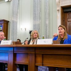 Erin Trish, associate professor at USC Mann, was part of a panel of witnesses called to testify before the Committee on Commerce, Science and Transportation. (Photo courtesy of Senate Commerce Committee)