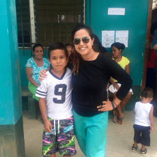 Prior to starting pharmacy school, Nadia Masroor served as the public health director for a medical brigade in Honduras that helped provide medical care to a village of 1,200 people. (Photo courtesy of Nadia Masroor)