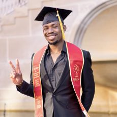 James Turner will speak at the USC Mann School’s 2024 Commencement Ceremony on behalf of the undergraduate class on Saturday, May 11.